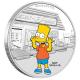 Tuvalu - 1 TVD The Simpsons Bart 2019 - 1 Oz Silber PP