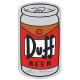 Tuvalu - 1 TVD The Simpsons Duff Beer 2019 - 1 Oz Silber
