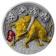 Tschad - 10000 Francs Lunar Ochse On the Road 2021 - 2 Oz Silber