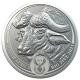 Südafrika - 5 Rand Big Five Buffalo/Büffel 2021 - 1 Oz Silber