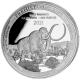 Kongo - 20 Francs Prähistorisches Leben Wollmammut - 1 Oz Silber