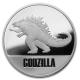 Niue - 2 NZD Godzilla vs. Kong: Godzilla PROOF - 1 Oz Silber PP