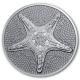 Cook Island - 1 CID Starfish Seestern Silverstar 2021 - 1 Oz Silber