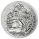 Ruanda - 50 RWF Nautische Unze Sedov 2021- 1 Oz Silber