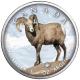 Kanada - 5 CAD Maple Wildtiere Unterwegs Dickhornschaf 2021 - 1 Oz Silber Color