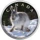 Kanada - 5 CAD Maple Wildtiere Unterwegs Schneehase 2021 - 1 Oz Silber Color