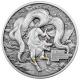 Samoa - 8 Dollar The Mythical Creatures HUAN 2021 - 3 Oz Silber