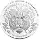 Kambodscha - 3000 KHR Tiger (1.) IndoChinesischer Tiger 2022 - 1 Oz Silber