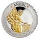 St. Helena - 1 Pfund Napoleon Angel GILDED 2021 - 1 Oz Silber GILDED