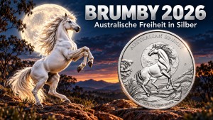 Australien Brumby 2026 in Silber